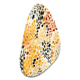 Watercolor Pattern Dot - Asymmetric Metal Wall Art