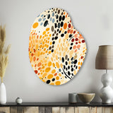 Watercolor Pattern Dot - Asymmetric Metal Wall Art