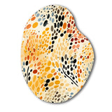 Watercolor Pattern Dot - Asymmetric Metal Wall Art