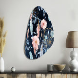 Ethereal Dreamcatchers Boho Pattern - Asymmetric Metal Wall Art