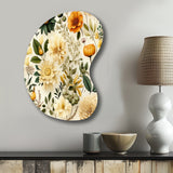 Floral Wanderlust Boho Pattern - Asymmetric Metal Wall Art