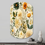 Floral Wanderlust Boho Pattern - Asymmetric Metal Wall Art