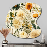 Floral Wanderlust Boho Pattern - Asymmetric Metal Wall Art