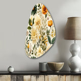 Floral Wanderlust Boho Pattern - Asymmetric Metal Wall Art