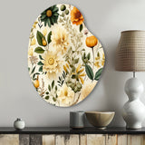 Floral Wanderlust Boho Pattern - Asymmetric Metal Wall Art