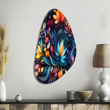 Moroccan Dreamscape Boho Pattern - Asymmetric Metal Wall Art