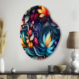 Moroccan Dreamscape Boho Pattern - Asymmetric Metal Wall Art