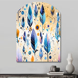 Tribal Dreamscape Boho Pattern - Asymmetric Metal Wall Art