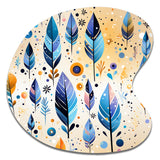 Tribal Dreamscape Boho Pattern - Asymmetric Metal Wall Art