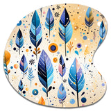 Tribal Dreamscape Boho Pattern - Asymmetric Metal Wall Art