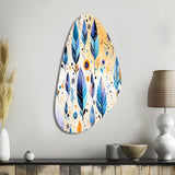 Tribal Dreamscape Boho Pattern - Asymmetric Metal Wall Art