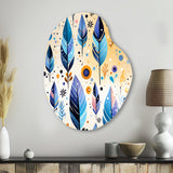 Tribal Dreamscape Boho Pattern - Asymmetric Metal Wall Art