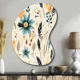 Tribal Oasis Boho Pattern - Asymmetric Metal Wall Art