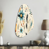 Tribal Oasis Boho Pattern - Asymmetric Metal Wall Art