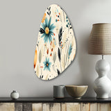 Tribal Oasis Boho Pattern - Asymmetric Metal Wall Art