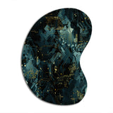 Cyber Camo Nexus - Asymmetric Metal Wall Art