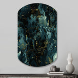 Cyber Camo Nexus - Asymmetric Metal Wall Art