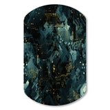 Cyber Camo Nexus - Asymmetric Metal Wall Art