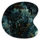 Cyber Camo Nexus - Asymmetric Metal Wall Art