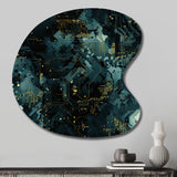 Cyber Camo Nexus - Asymmetric Metal Wall Art