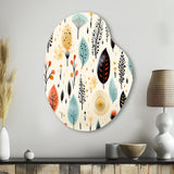 Earthy Boho Eclectic Plants - Asymmetric Metal Wall Art