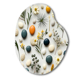 Serene Stones Zen Pattern For Spa - Asymmetric Metal Wall Art