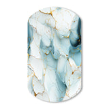 Oriental Elegance Marble Pattern - Asymmetric Metal Wall Art