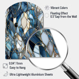 Fantasy Marble Pattern - Asymmetric Metal Wall Art