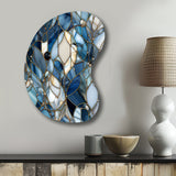 Fantasy Marble Pattern - Asymmetric Metal Wall Art