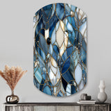 Fantasy Marble Pattern - Asymmetric Metal Wall Art