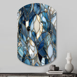 Fantasy Marble Pattern - Asymmetric Metal Wall Art