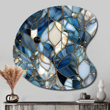 Fantasy Marble Pattern - Asymmetric Metal Wall Art