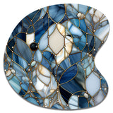 Fantasy Marble Pattern - Asymmetric Metal Wall Art