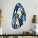 Fantasy Marble Pattern - Asymmetric Metal Wall Art