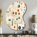 Midcentury Geometric Resurgence - Asymmetric Metal Wall Art