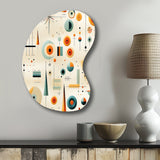 Midcentury Geometric Resurgence - Asymmetric Metal Wall Art