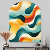 Mod Wave Revival - Asymmetric Metal Wall Art