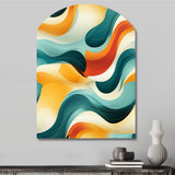 Mod Wave Revival - Asymmetric Metal Wall Art