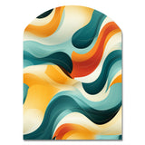 Mod Wave Revival - Asymmetric Metal Wall Art