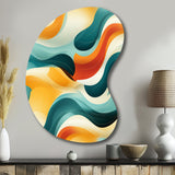 Mod Wave Revival - Asymmetric Metal Wall Art