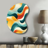 Mod Wave Revival - Asymmetric Metal Wall Art