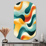 Mod Wave Revival - Asymmetric Metal Wall Art