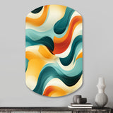 Mod Wave Revival - Asymmetric Metal Wall Art