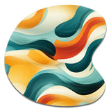 Mod Wave Revival - Asymmetric Metal Wall Art