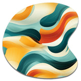 Mod Wave Revival - Asymmetric Metal Wall Art