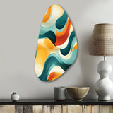 Mod Wave Revival - Asymmetric Metal Wall Art