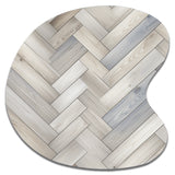 Nordic Elegance - Asymmetric Metal Wall Art