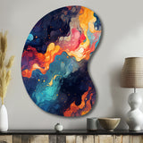 Cosmic Illusion Moody Patterns - Asymmetric Metal Wall Art