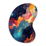 Cosmic Illusion Moody Patterns - Asymmetric Metal Wall Art