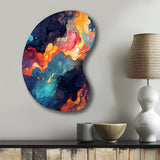 Cosmic Illusion Moody Patterns - Asymmetric Metal Wall Art